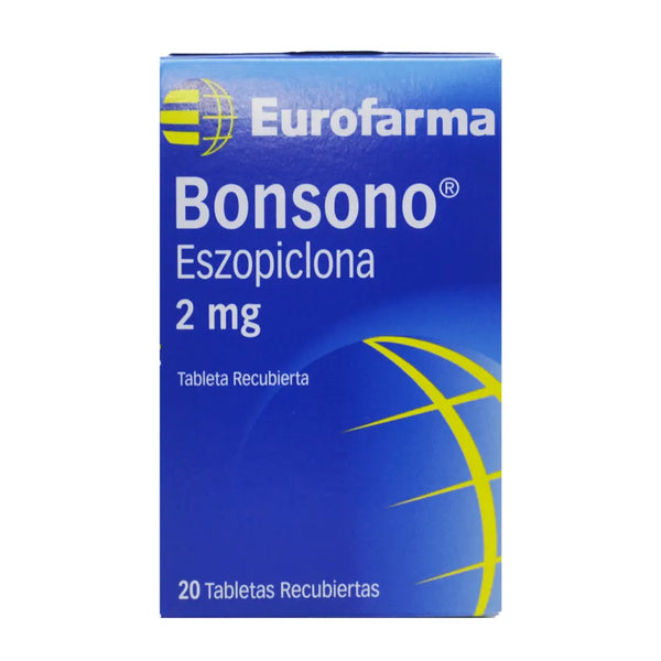 Bonsono 2 Mg Caja X 20 Tab (Eszopiclona)