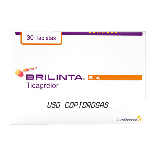 Brilinta 90 Mg Caja X 30 Comp (Ticagrelor )