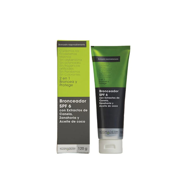 Bronceador Spf 6 Con Canela, Zanahoria Y Ach