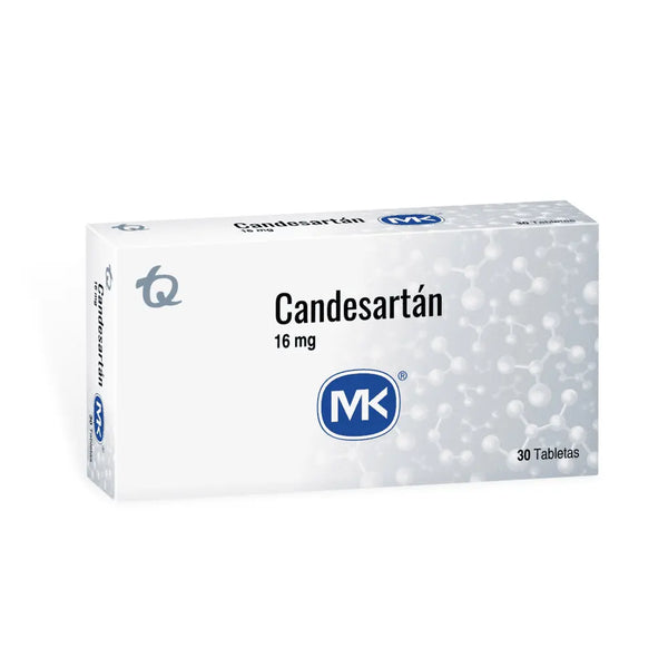 Candesartan 16 Mg (Mk) Caja X 30 Tab (Candesartan)