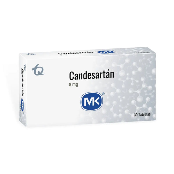 Candesartan 8 Mg (Mk) Caja X 30 Tab (Candesartan)