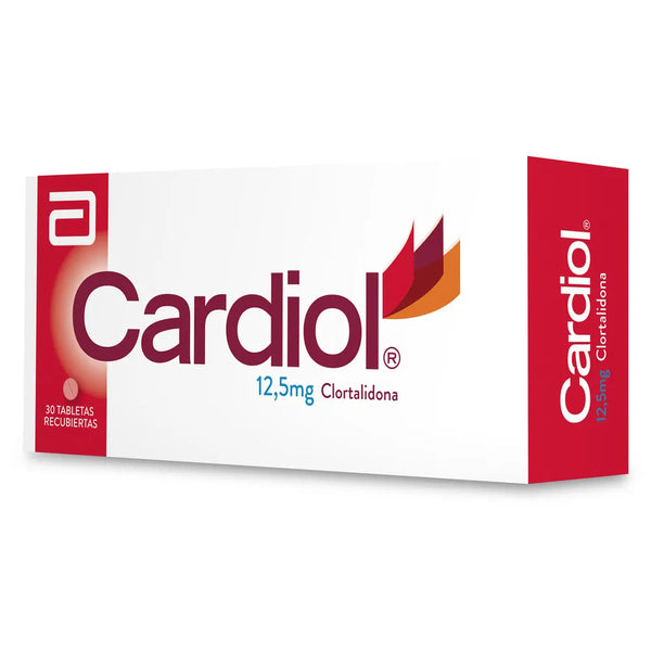 Cardiol 12.5 Mg Caja X 30 Tab (Clortalidona)