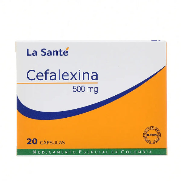 Cefalexina 500 Mg (La Sante) Caja X 20 Cap (Cefalexina)