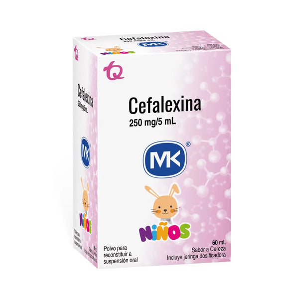 Cefalexina Suspension 250 Mg (Mk) Frasco X 60 Ml (Cefalexina)