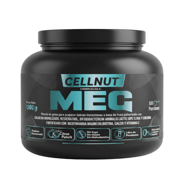 Cellnut Meg 1000 Gr (Colageno Hidrolizado con Resveratrol)