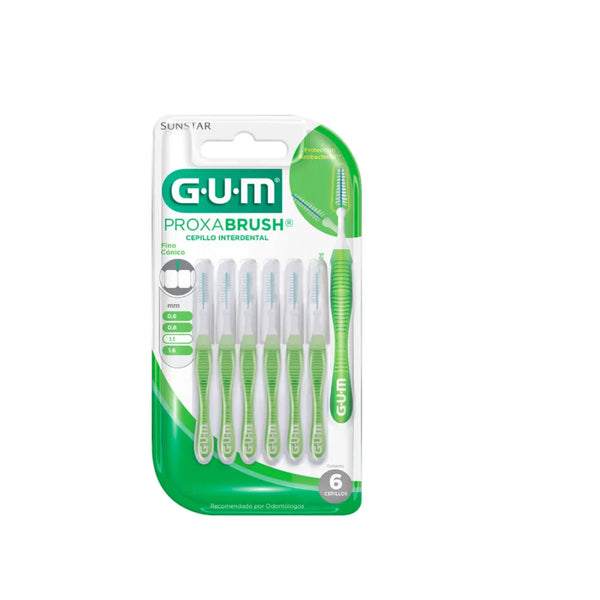 Cepillo Interdental Gum Proxabrush 1.1 Mm Blister X 6 Und