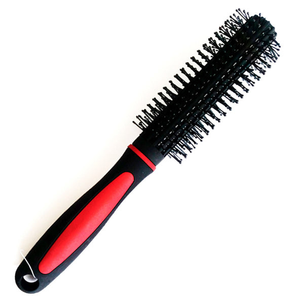 Cepillo Para Peinar Redondo Rojo Und