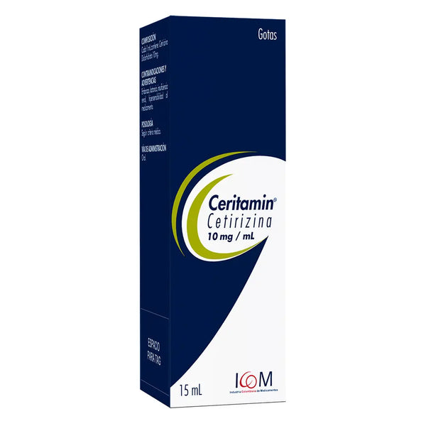 Ceritamin 10 Mg/Ml Gotas 15 Ml Icom (Cetirizina)