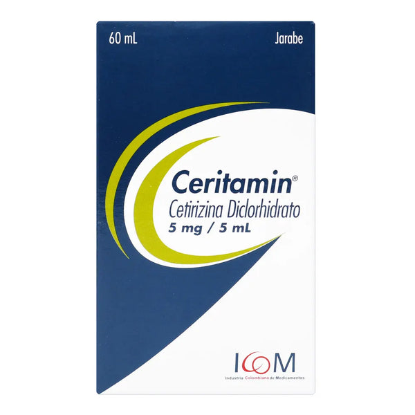 Ceritamin Suspension X 60 Frasco X 60 Ml (Cetirizina)