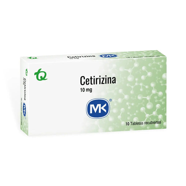 Cetirizina 10 Mg (Mk) Caja X 10 Tab (Cetirizina)