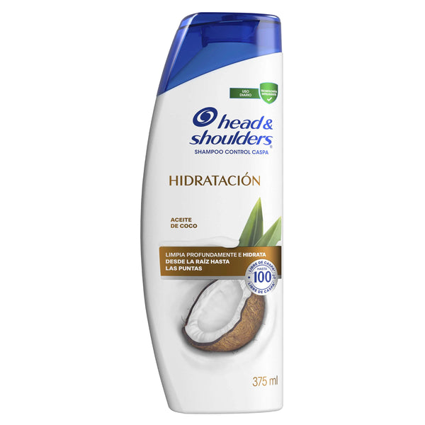 Champu Head Shoulders Hidratacion Aceite De Coco Shampoo Head And Shoulders Frasco X 375 Ml