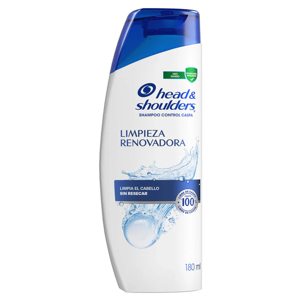 Champu Head Shoulders Limpieza Renovadora Shampoo Head And Shoulders Frasco X 180 Ml