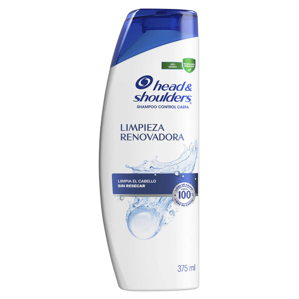 Champu Head Shoulders Limpieza Renovadora Shampoo Head And Shoulders Frasco X 375 Ml