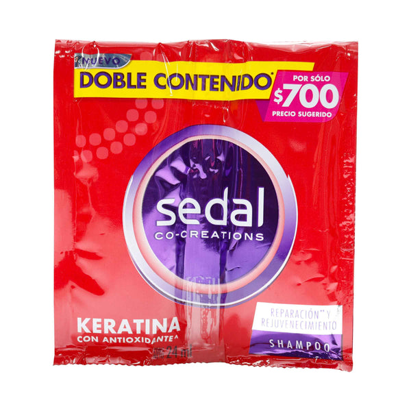 Champu Sedal Keratina Antioxid.24Ml 12Sbs