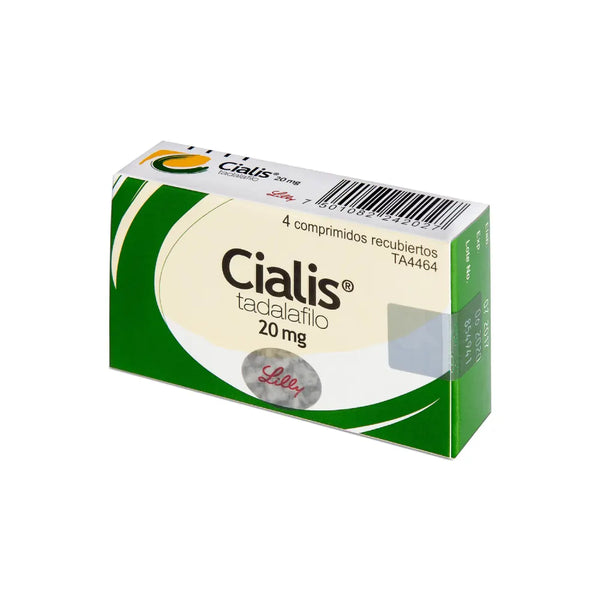 Cialis 20 Mg Caja X 4 Tab (Tadalafilo)
