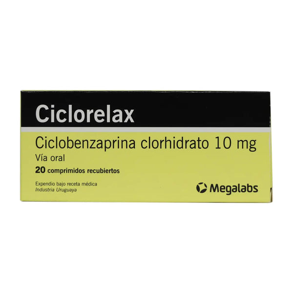 Ciclorelax Caja X 20 Comp (Ciclobenzaprina)
