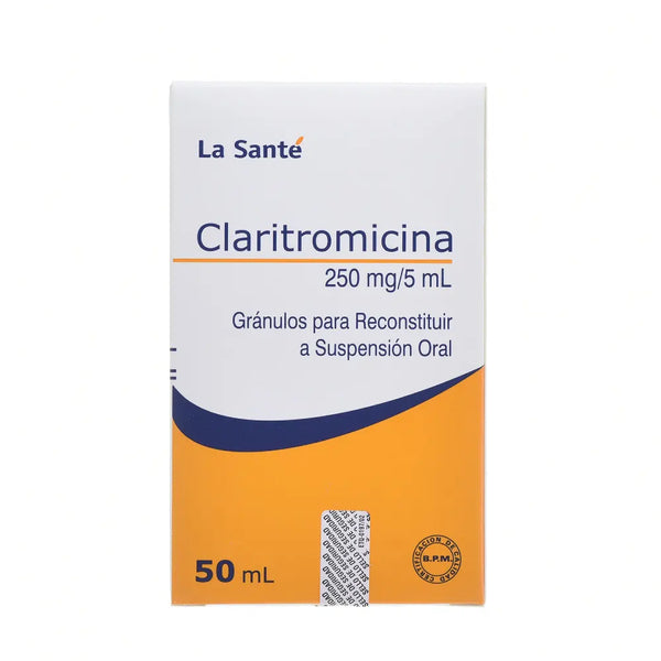 Claritromicina 250 Mg (La Sante) Frasco X 50 Ml (Claritromicina)