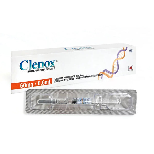 Clenox 60 Mg Prelle Caja X 1 Und (Enoxaparina Sodica)
