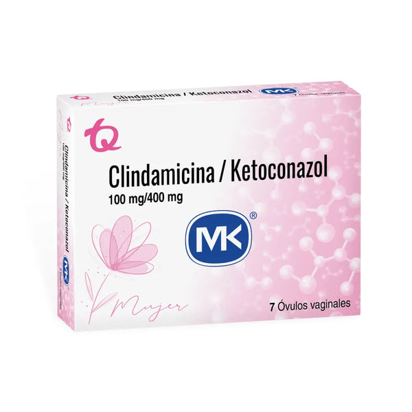 Clindamicina / Ketoconazol 100 / 400 Mg (Mk) Caja X 7 Ovulos (Clindamicina - Ketoconazol)