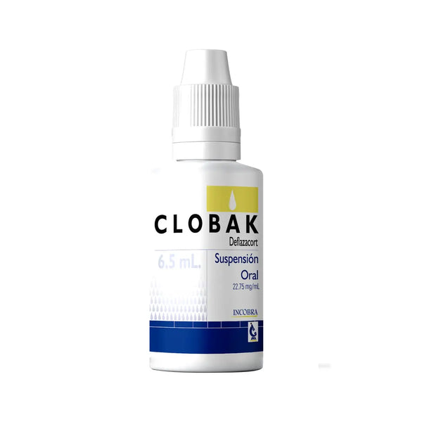 Clobak Gotas Frasco X 6.50 Ml (Deflazacort )