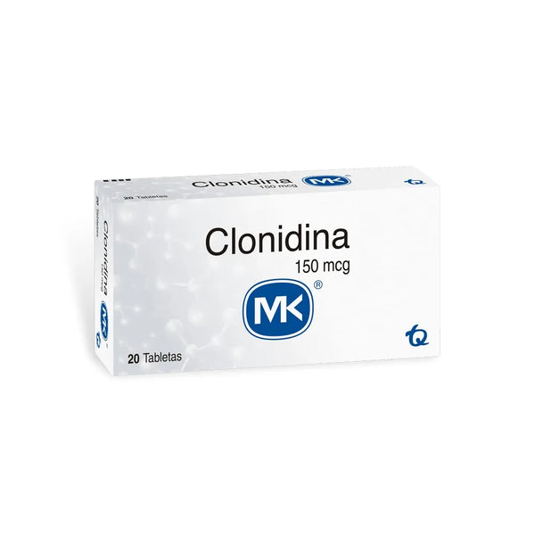 Clonidina 150 Mcg (Mk) Caja X 20 Tab (Clonidina)