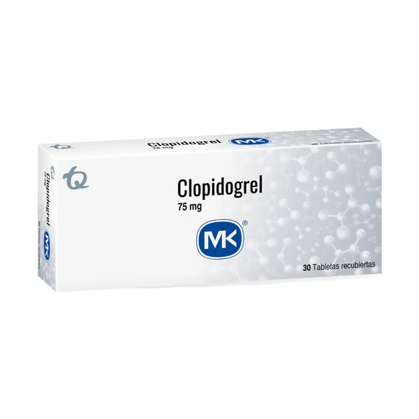 Clopidogrel 75 Mg (Mk) Caja X 30 Tab (Clopidogrel)