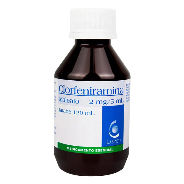 Clorfeniramina 2Mg/5 Ml Jbe(Labinco) Frasco X 120.00 Ml (Clorferinamina)