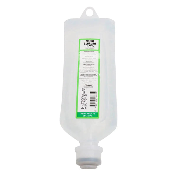 Cloruro De Sodio 0.9% 500 Ml Corpaul (Cloruro De Sodio)