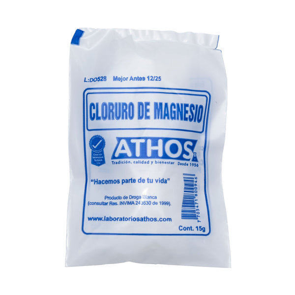 Cloruro De Magnesio 15 Gr Athos Caja X 30.00 Und