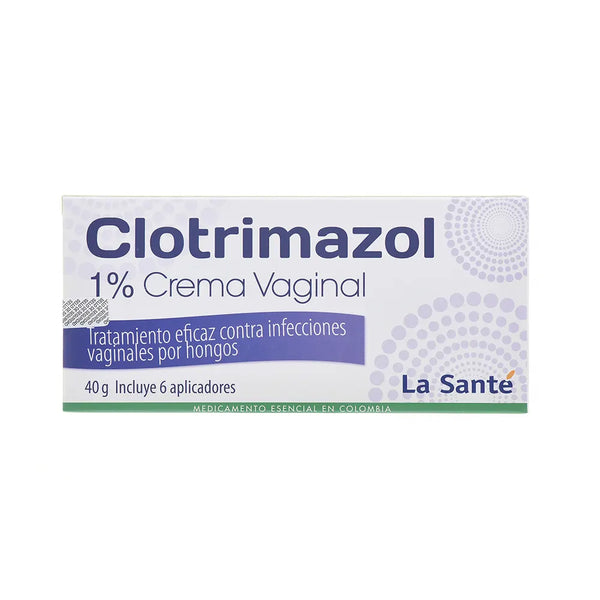 Clotrimazol Crema Vaginal (La Sante) Tubo X 40 Grs (Clotrimazol)