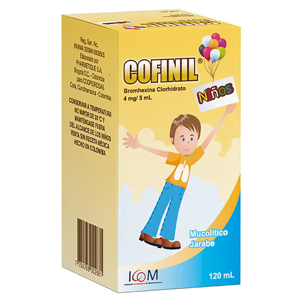 Cofinil 4 Mg Ninos Jbe 120Ml Icom