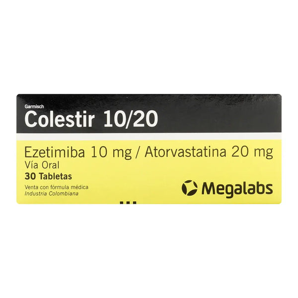 Colestir 10/20 Mg 30 Tbs