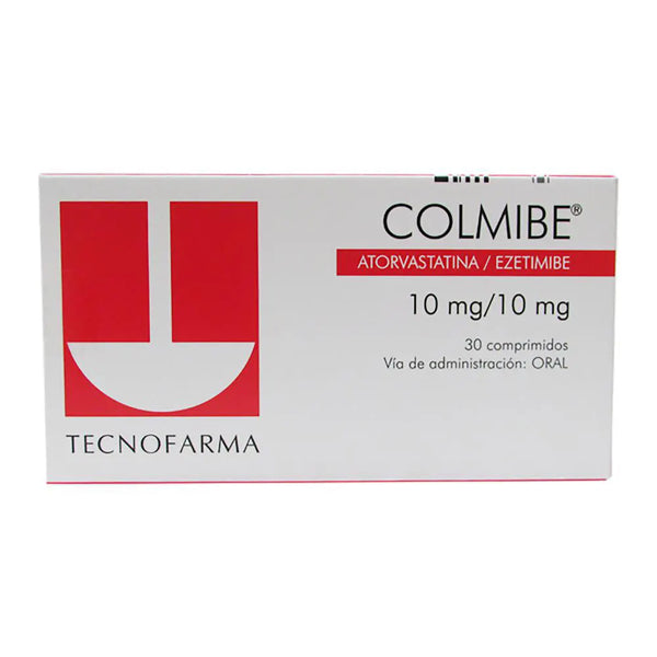 Colmibe 10Mg/10Mg Caja X 30 Comp (Atorvastatina - Ezetimiba)