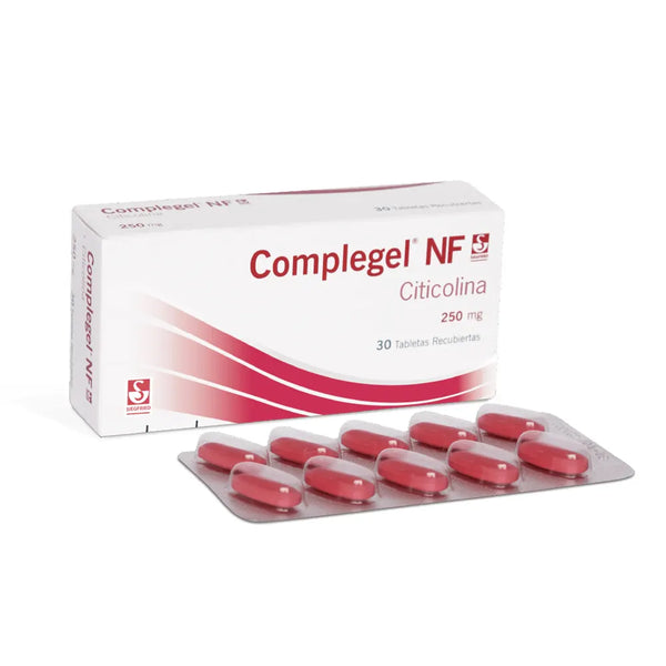 Complegel Nf 250 Mg Caja X 30.00 Tab (Citicolina)