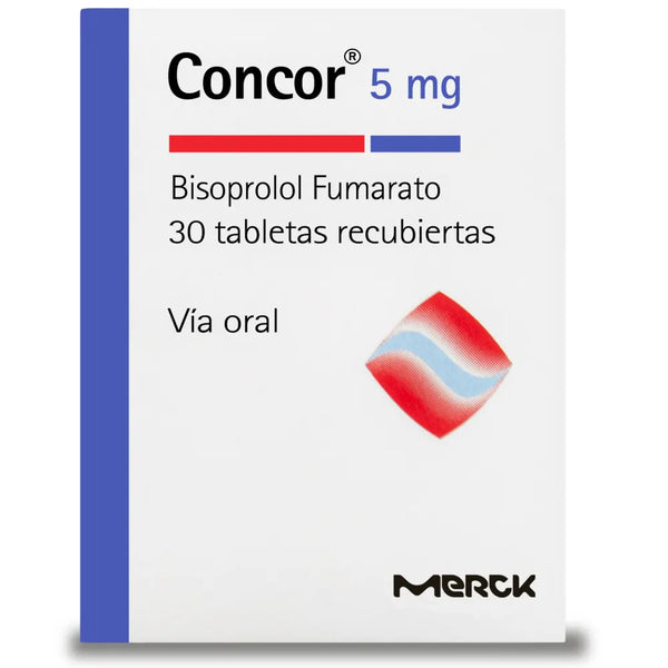 Concor 5 Mg Caja X 30 Tab (Bisoprolol)