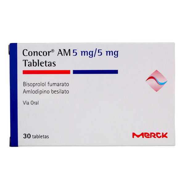 Concor Am 5 Mg Caja X 30.00 Tab (Amlodipino - Bisoprolol)
