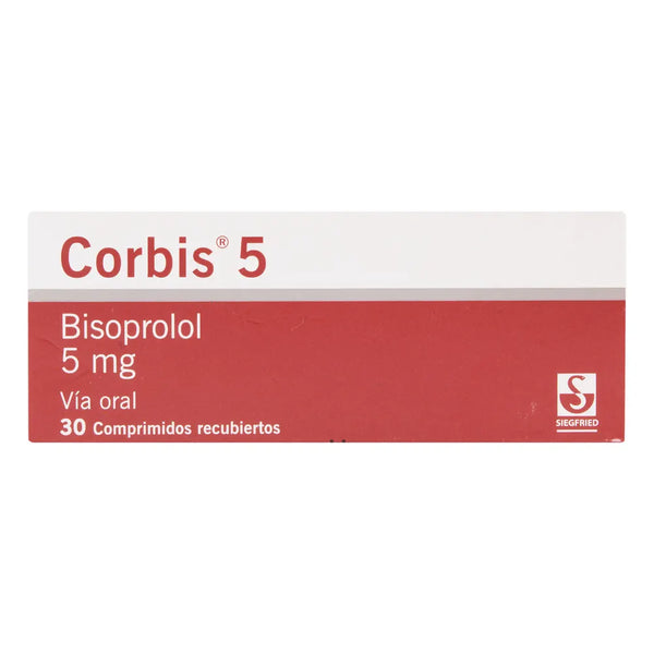 Corbis 5 Mg Caja X 30 Tab (Bisoprolol)