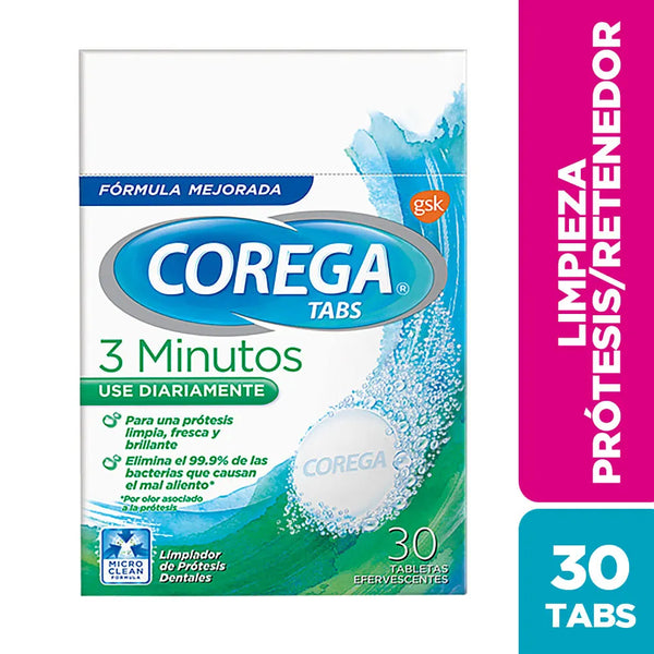 Sobre x 6 Tableta Corega Tabletas Limpiador De Protesis
