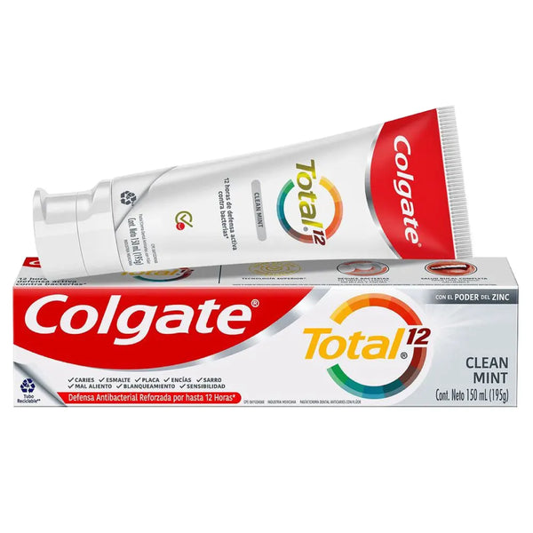 Crema Dental Colgate Total 12 Clean Mint Tubo X 150 Ml