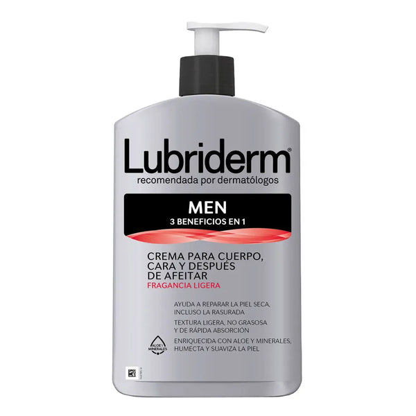 Crema Lubriderm Men Frasco X 400 Ml