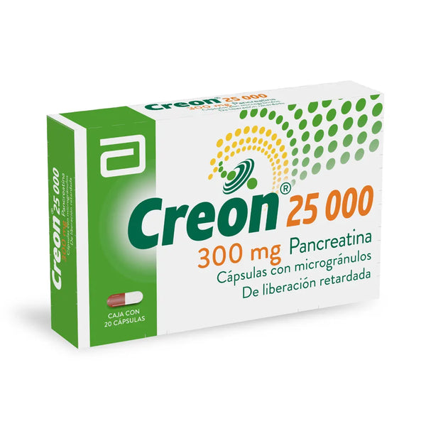 Creon 25000 Caja X 20 Tab (Pancreatina)
