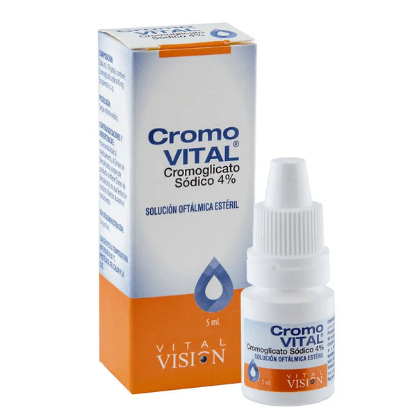 Cromovital Oftalmico 4% Frasco X 5 Ml (Cromoglicato)