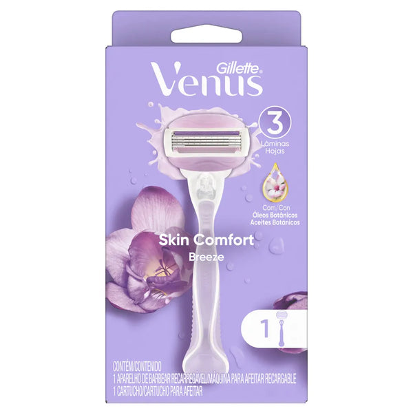 Cuchilla De Afeitar Mujer Gillette Venus Breeze Maquina De Afeitar Depilacion Corporal Con Barras Humectantes