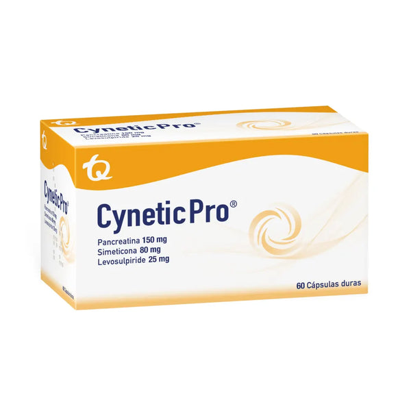 Cynetic Pro Caja X 60 Cap (Pancreatina - Simeticona - Levosulpiride)