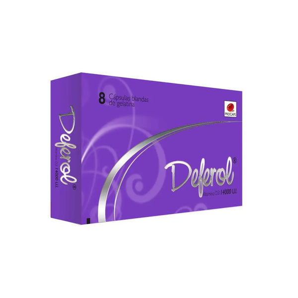Deferol 14000 Ui Caja X 8 Cap (Vitaminas)