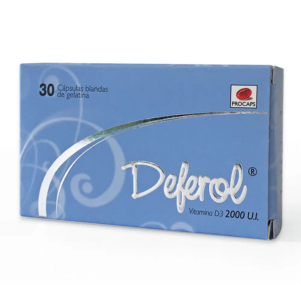 Deferol 2000 U.I. Caja X 30 Cbg (Vitamina D3)