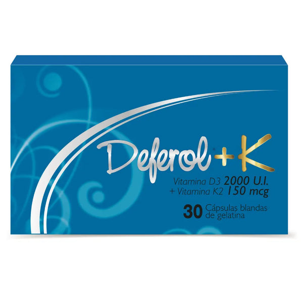 Deferol + K Caja X 30 Capsula Blanda (Vitamina D3)