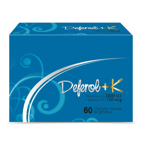 Deferol + K Caja X 60 Capsula Blanda (Vitamina D3)