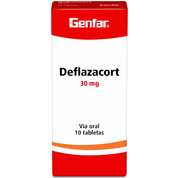 Deflazacort 30 Mg (Genfar) Caja X 10 Tab (Deflazacort )