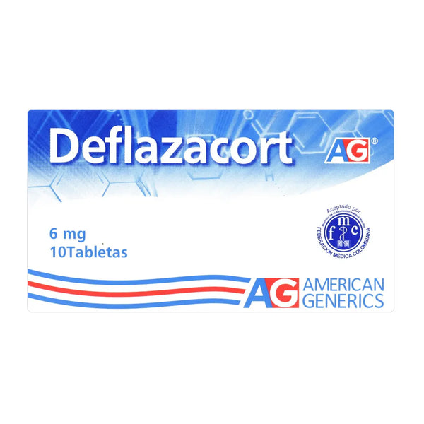 Deflazacort 6 Mg (Ag) Caja X 10 Tab (Deflazacort )